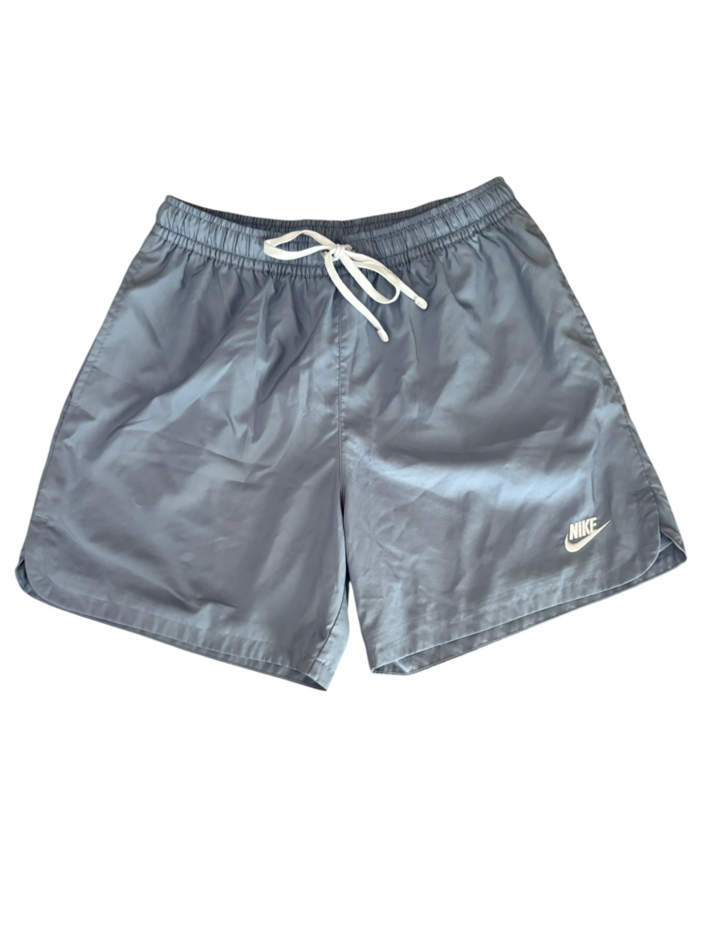 Nike Sportswear Woven Lined Flow Shorts In Gray Mens Size Medium